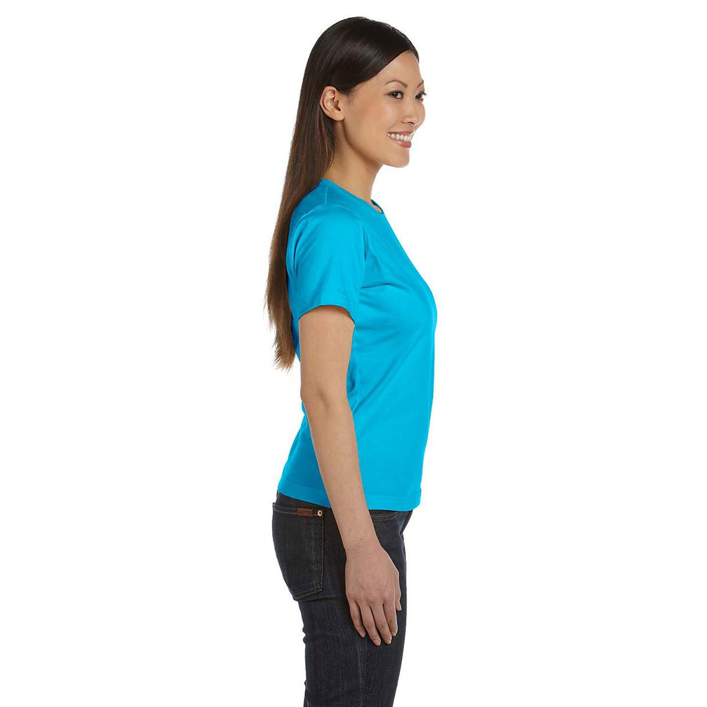 LAT Women's Aqua Premium Jersey T-Shirt