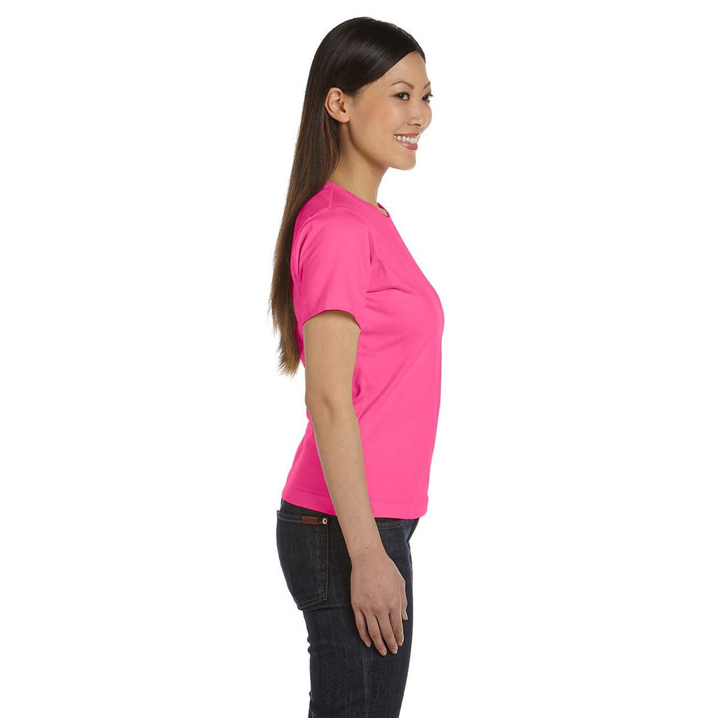 LAT Women's Hot Pink Premium Jersey T-Shirt