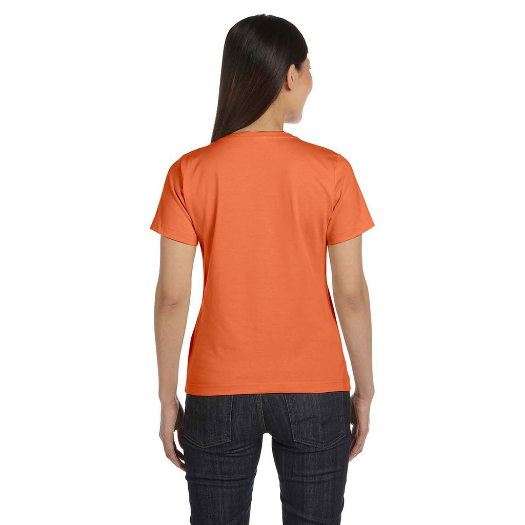 LAT Women's Papaya Premium Jersey T-Shirt