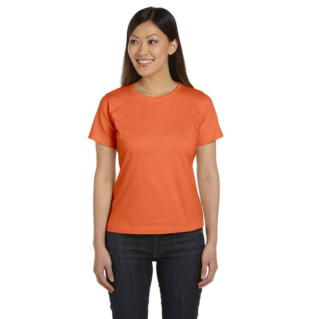 LAT Women's Papaya Premium Jersey T-Shirt