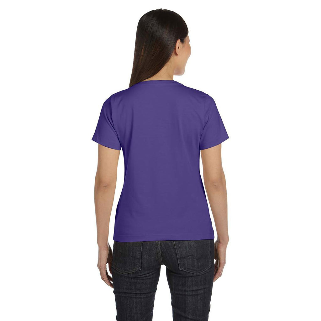 LAT Women's Purple Premium Jersey T-Shirt