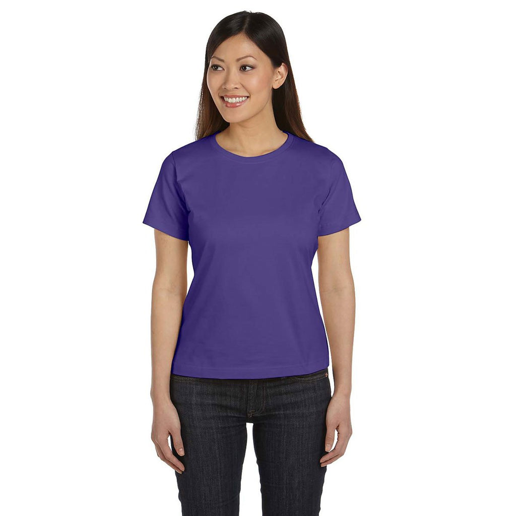LAT Women's Purple Premium Jersey T-Shirt