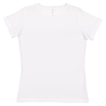 LAT Women's White Premium Jersey T-Shirt