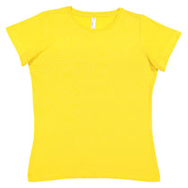 LAT Women's Yellow Premium Jersey T-Shirt