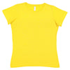 LAT Women's Yellow Premium Jersey T-Shirt