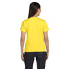 LAT Women's Yellow Premium Jersey T-Shirt