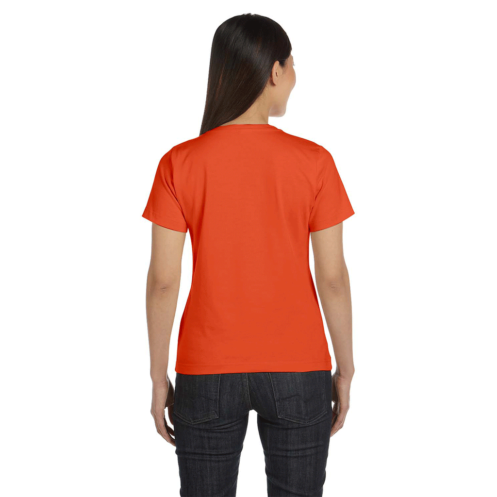 LAT Women's Orange Premium Jersey T-Shirt