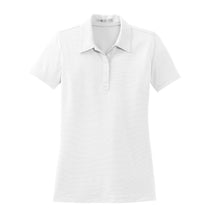 Nike Women's White Sphere Dry Short Sleeve Diamond Polo
