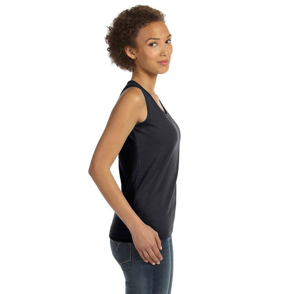 LAT Women's Black Premium Jersey Tank