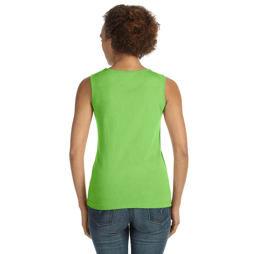 LAT Women's Key Lime Premium Jersey Tank