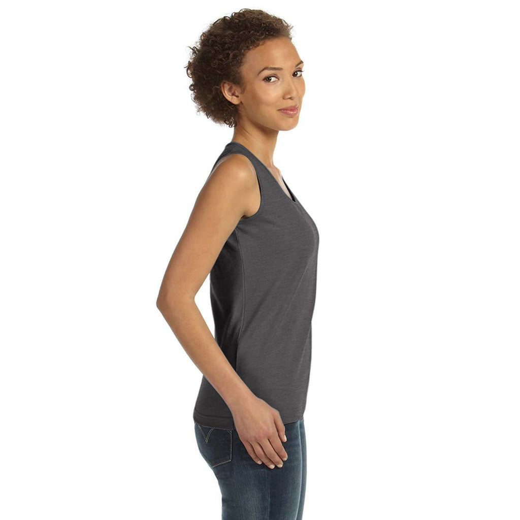 LAT Women's Vintage Smoke Premium Jersey Tank