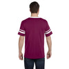 Augusta Sportswear Men's Maroon/White Sleeve Stripe Jersey