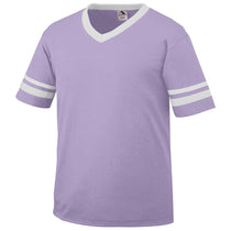 Augusta Sportswear Men's Light Lavender/White Sleeve Stripe Jersey