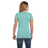LAT Women's Chill Junior Fit V-Neck Fine Jersey T-Shirt