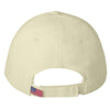 Bayside Stone/Navy USA-Made Structured Twill Cap with Sandwich Visor