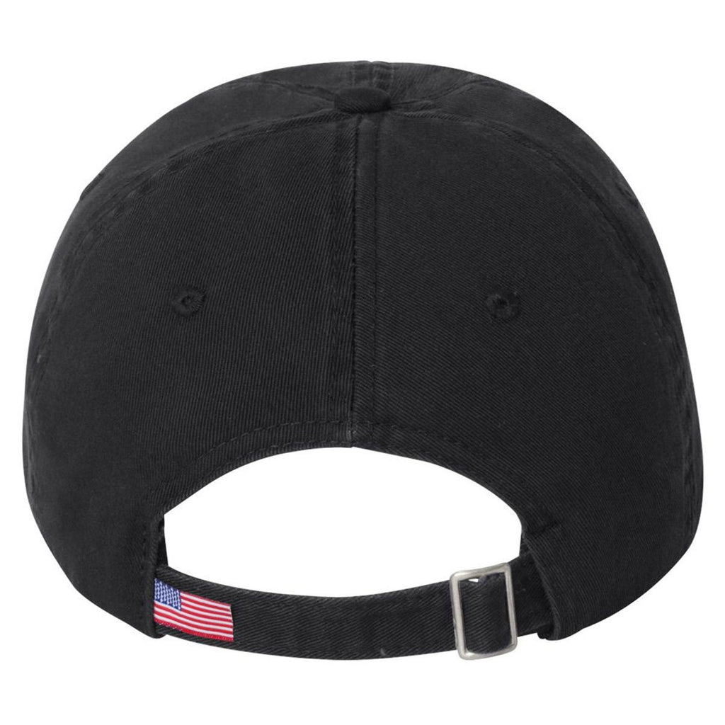 Bayside Men's Black USA-Made Unstructured Cap