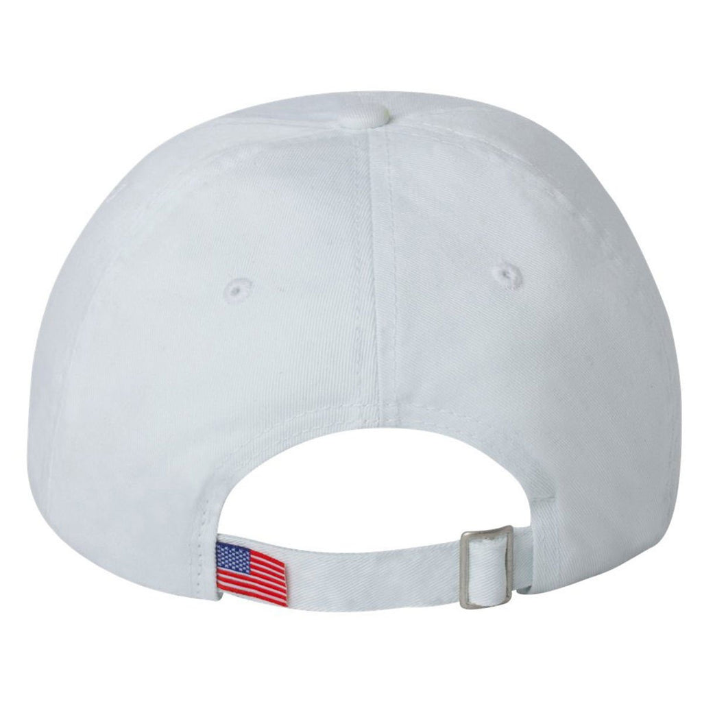 Bayside Men's White USA-Made Unstructured Cap