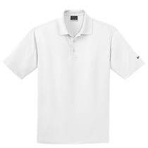 Nike Men's Tall White Dri-FIT Short Sleeve Micro Pique Polo