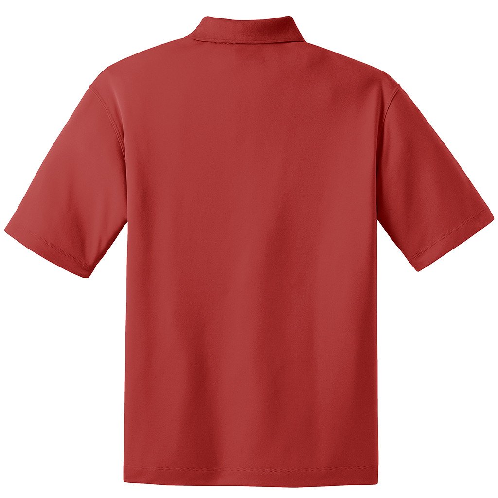 Nike Men's Varsity Red Dri-FIT Short Sleeve Micro Pique Polo