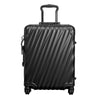 TUMI Black 19 Degree Aluminum Continental Carry-On