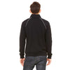 Bella + Canvas Men's Black/White Piped Fleece Jacket