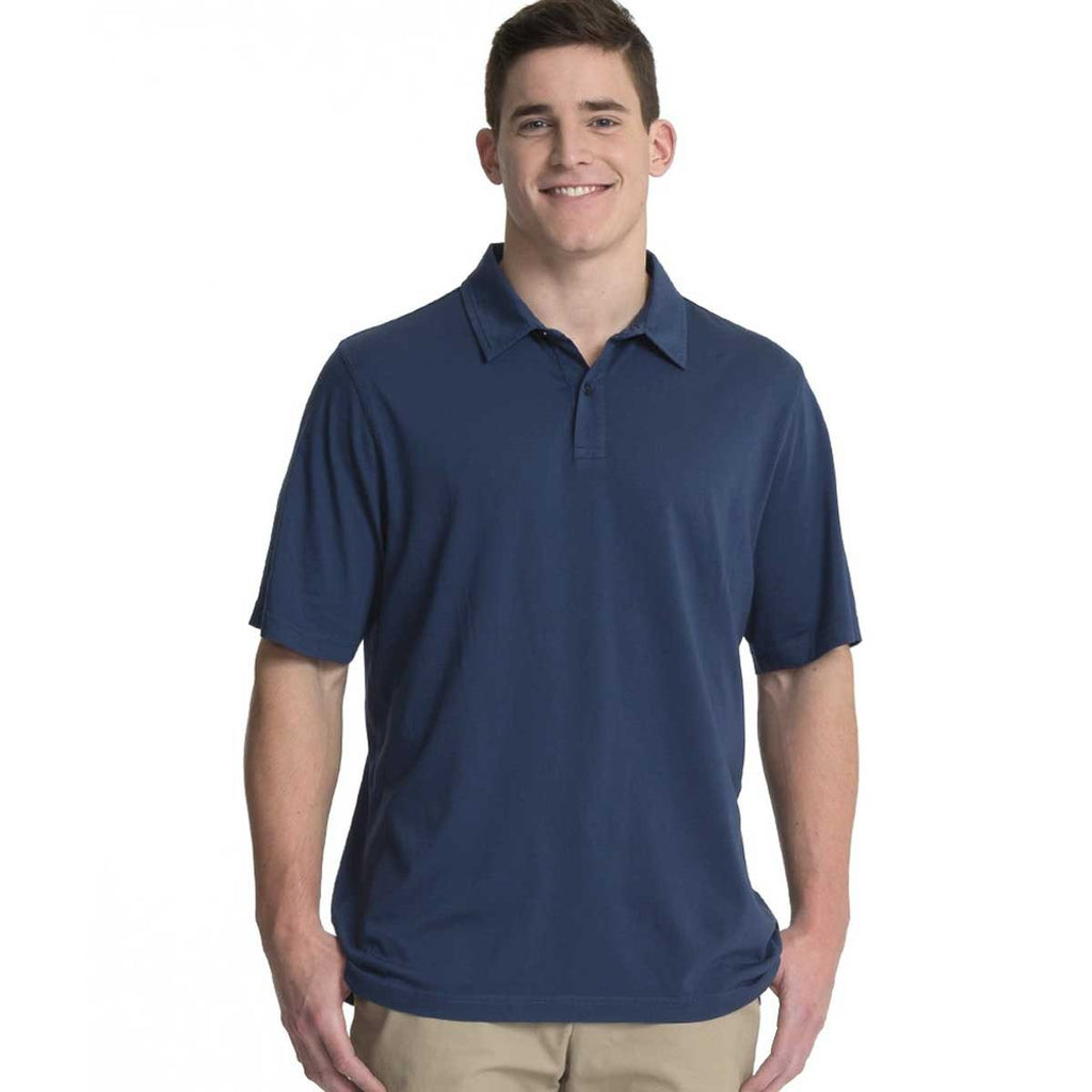 Charles River Men's Bay Blue Seaside Polo