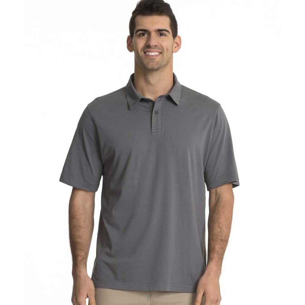 Charles River Men's Grey Seaside Polo