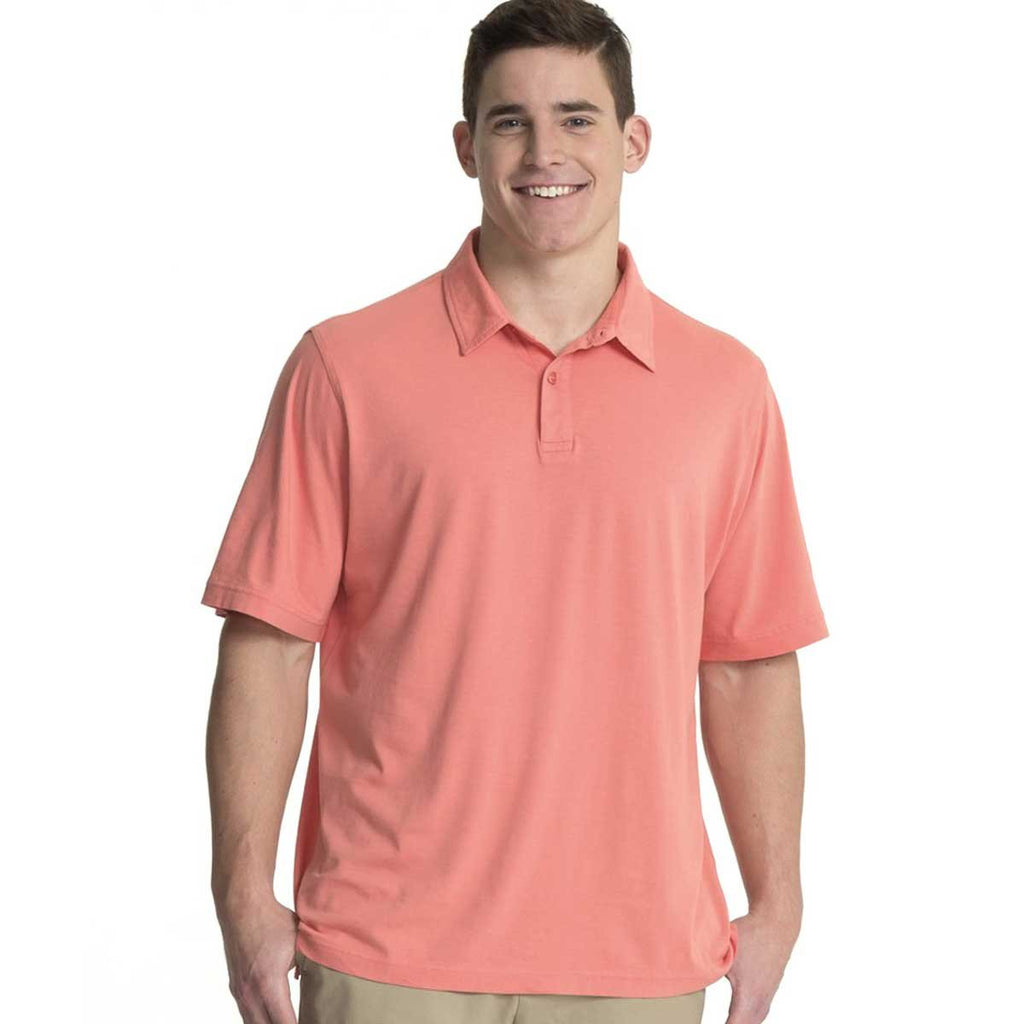 Charles River Men's Melon Seaside Polo