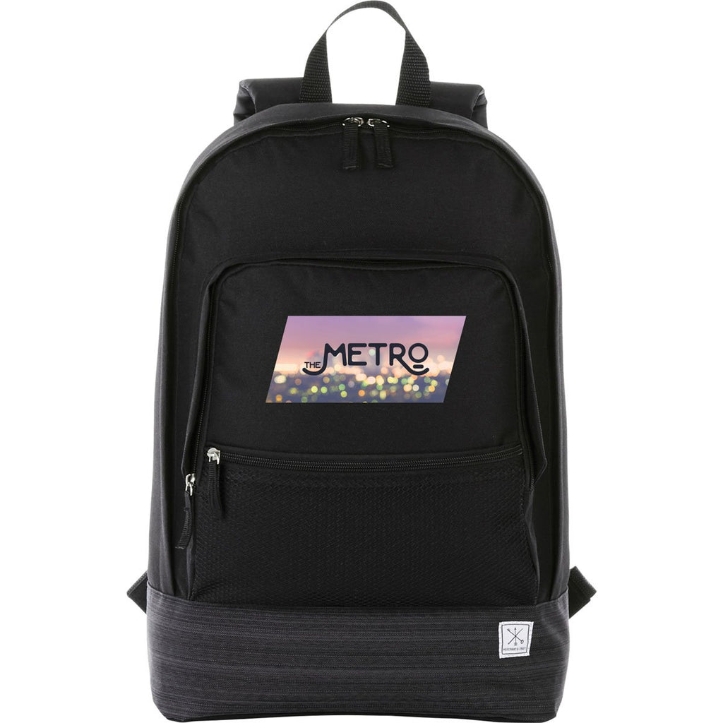 Merchant & Craft Black Chase 15" Computer Backpack