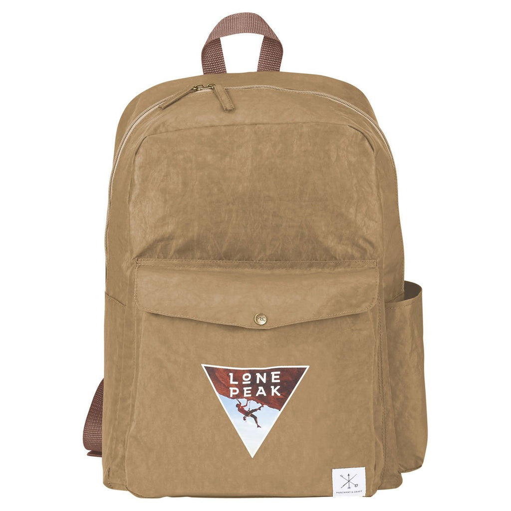 Merchant & Craft Tan Sawyer 15" Computer Backpack