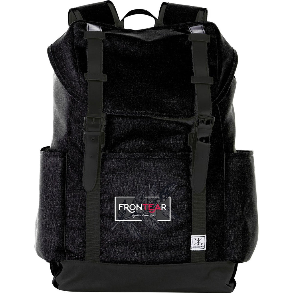 Merchant & Craft Black Thomas 15" Computer Backpack