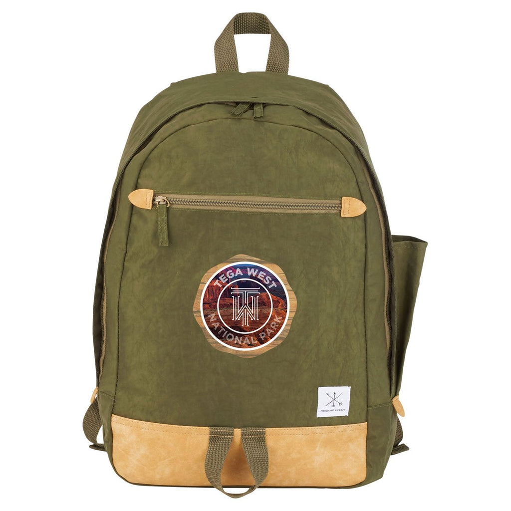 Merchant & Craft Olive Frey 15" Computer Backpack