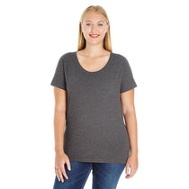 LAT Women's Smoke Curvy Premium Jersey T-Shirt