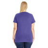 LAT Women's Vintage Purple Curvy Premium Jersey T-Shirt