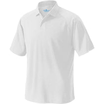 Charles River Men's White Classic Wicking Polo