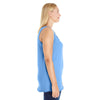 LAT Women's Carolina Blue Curvy Premium Jersey Tank