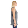 LAT Women's Granite Heather Curvy Premium Jersey Tank