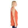 LAT Women's Papaya Curvy Premium Jersey Tank