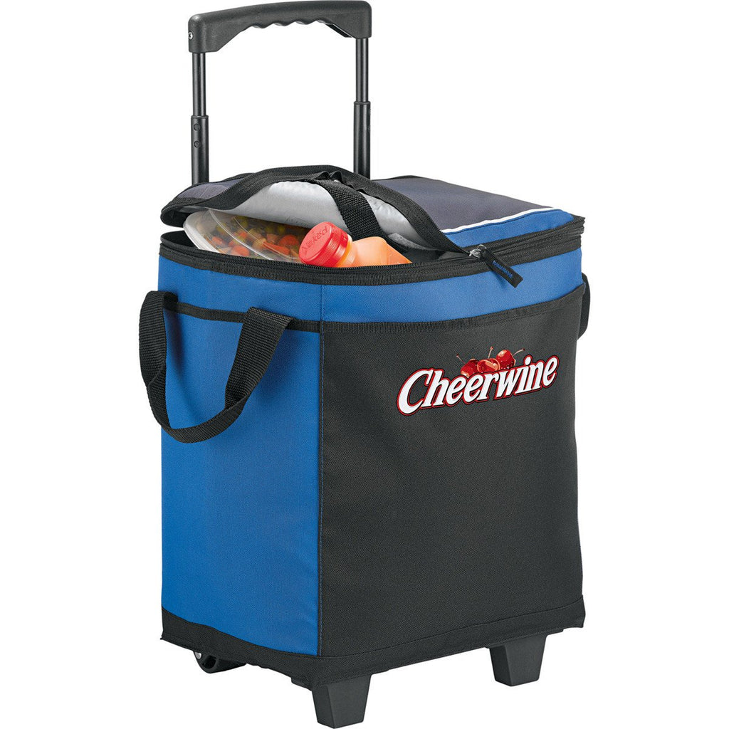 California Innovations Royal Blue 32 Can Rolling Cooler