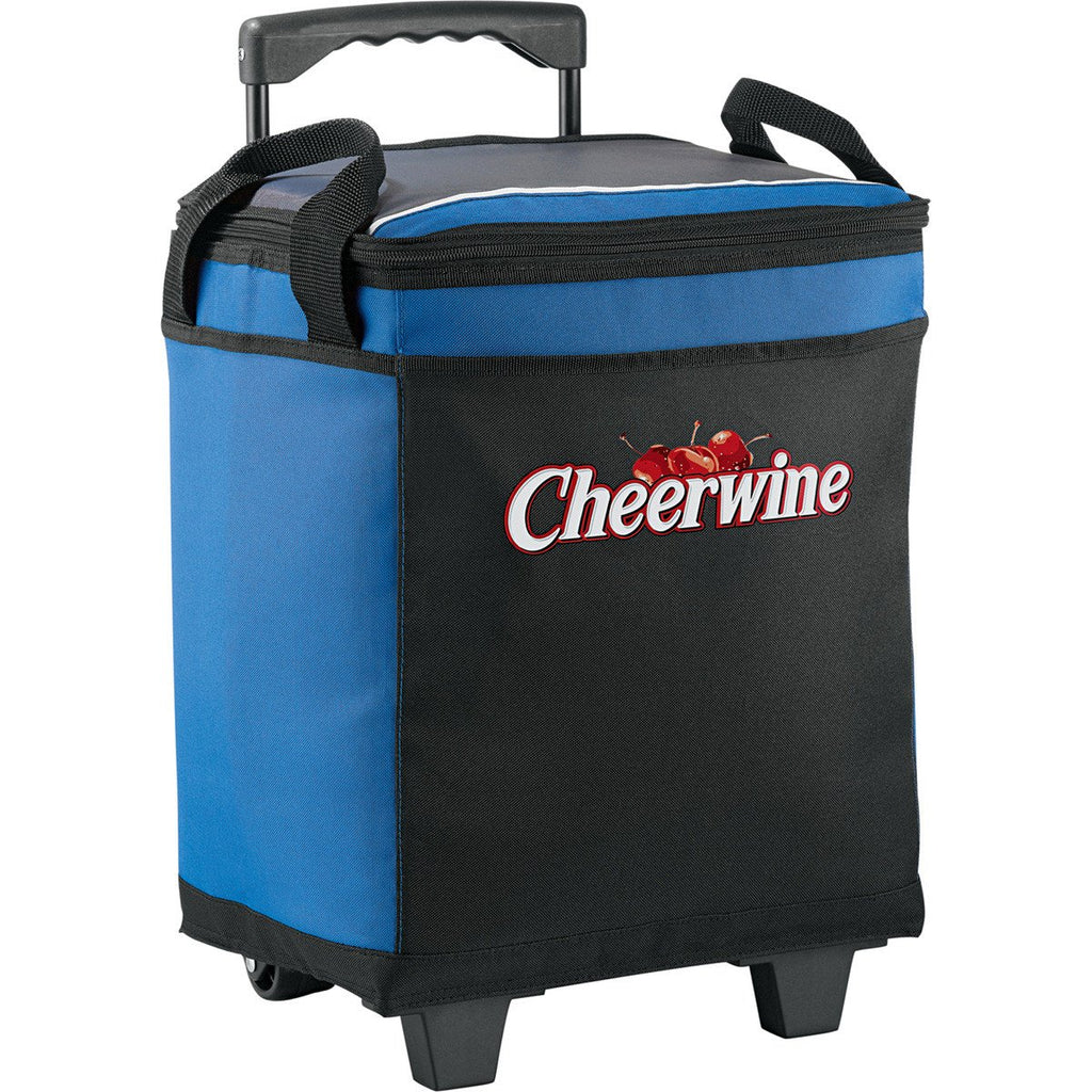 California Innovations Royal Blue 32 Can Rolling Cooler