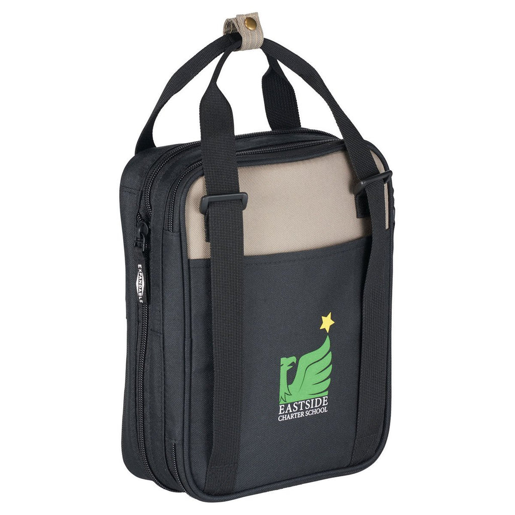 Arctic Zone Black Expandable Lunch Set with Containers