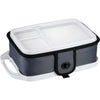 Arctic Zone Black Zipperless Lunch Pack with Tray