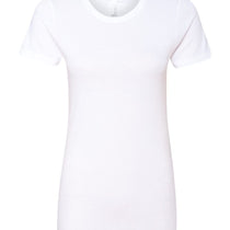 Next Level Women's White Boyfriend Tee