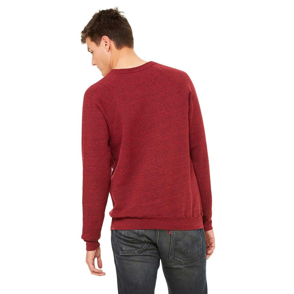 Bella + Canvas Unisex Cardinal Triblend Crew Neck Sweatshirt