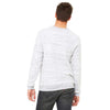 Bella + Canvas Unisex Light Grey Marble Crew Neck Sweatshirt