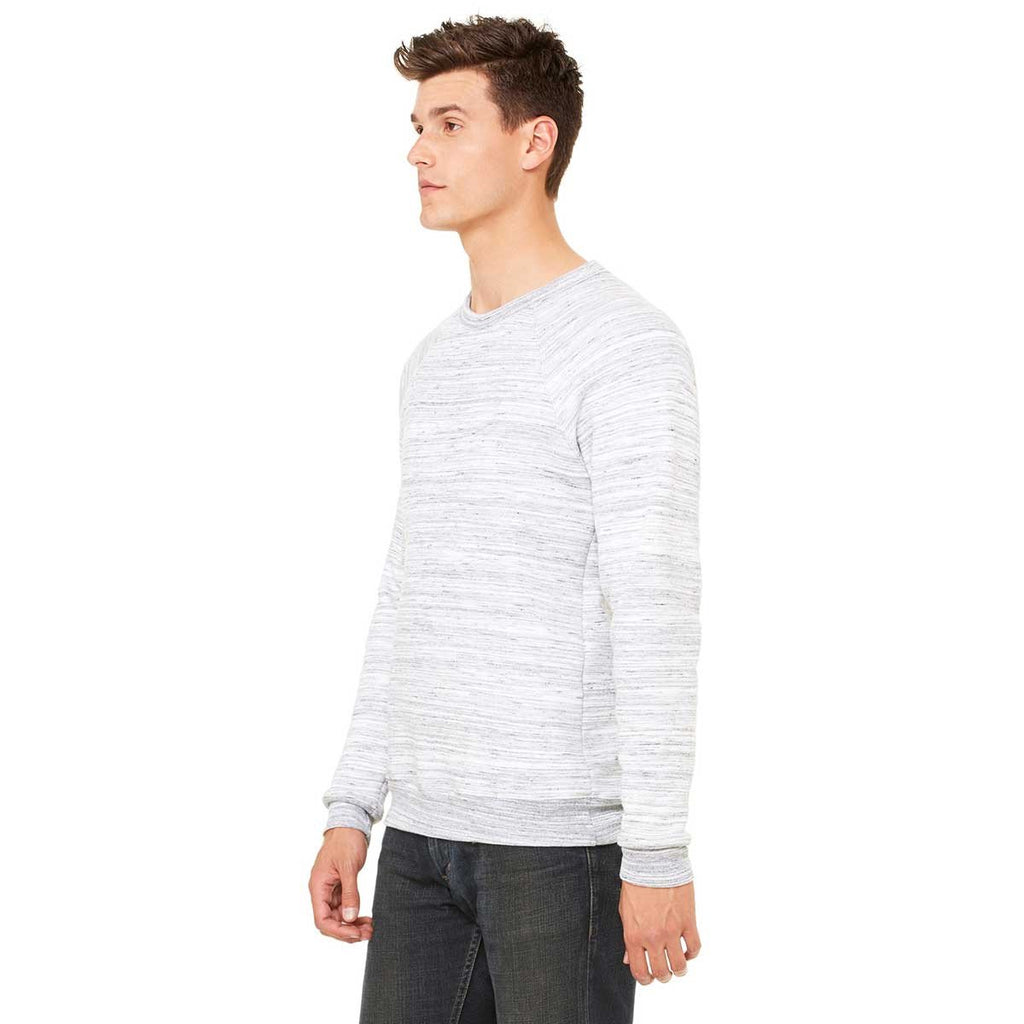 Bella + Canvas Unisex Light Grey Marble Crew Neck Sweatshirt