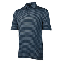Charles River Men's Navy/white Stripe Wellesley Polo