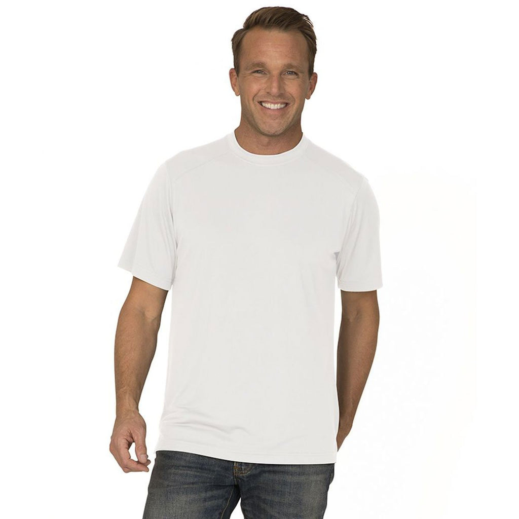Charles River Men's White Tru Performance Tee