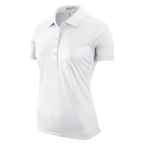 Nike Women's White Tech Pique Polo