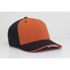 Pacific Headwear Black/Tex Orange Universal M2 Contrast Performance Cap